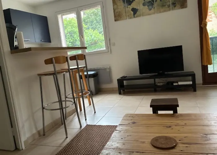 Pleasant 2p With Wifi 20 Minutes From The Capitole Апартаменты *